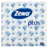 Zewa Plus kék mintás szalvéta 1 rétegű 50 db termékhez kapcsolódó kép