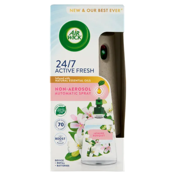 Air Wick Active Fresh Jázmin Csokor készülék és utántöltő 228 ml termékhez kapcsolódó kép