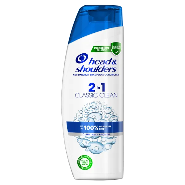 Head & Shoulders Classic Clean 2az1-ben Sampon És Balzsam Az Akár 100%-os Korpamentességért termékhez kapcsolódó kép