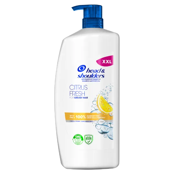 Head & Shoulders Citrus Fresh Korpásodás Elleni Sampon Az Akár 100%-os Korpamentességért, 900ml termékhez kapcsolódó kép