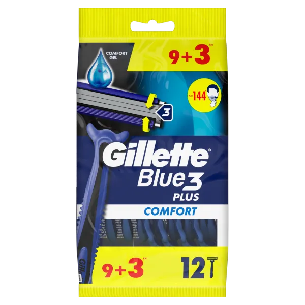 Gillette Blue3 Plus Comfort, Eldobható Borotva Férfiaknak,  Darabos Kiszerelés termékhez kapcsolódó kép