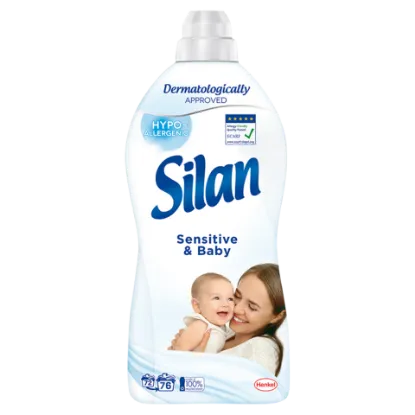 Silan Sensitive & Baby textilöblítő koncentrátum 76 mosás 1672 ml termékhez kapcsolódó kép