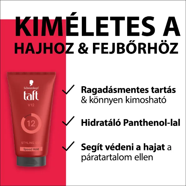 Taft V12 hajzselé 150 ml  termékhez kapcsolódó kép