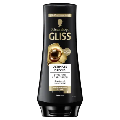 Gliss Ultimate Repair hajbalzsam folyékony keratinnal & fekete gyönggyel 200 ml termékhez kapcsolódó kép