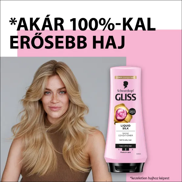 Gliss Liquid Silk hajbalzsam ceramidokkal és selyemmel 200 ml termékhez kapcsolódó kép
