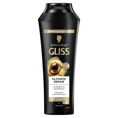Gliss Ultimate Repair sampon folyékony keratinnal & fekete gyönggyel 250 ml termékhez kapcsolódó kép