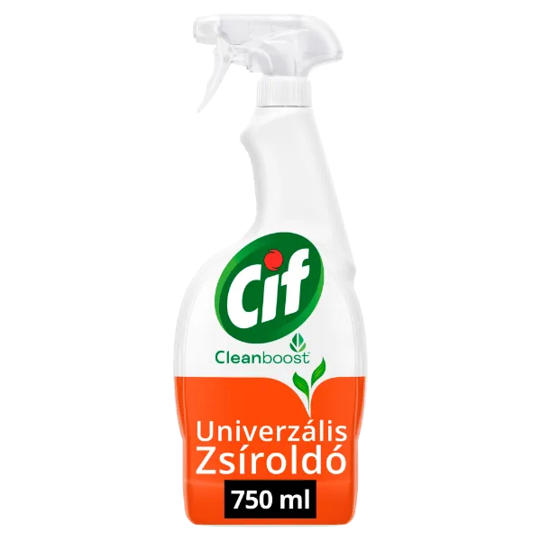 Cif Cleanboost Power + Shine konyhai zsíroldó spray 750 ml termékhez kapcsolódó kép