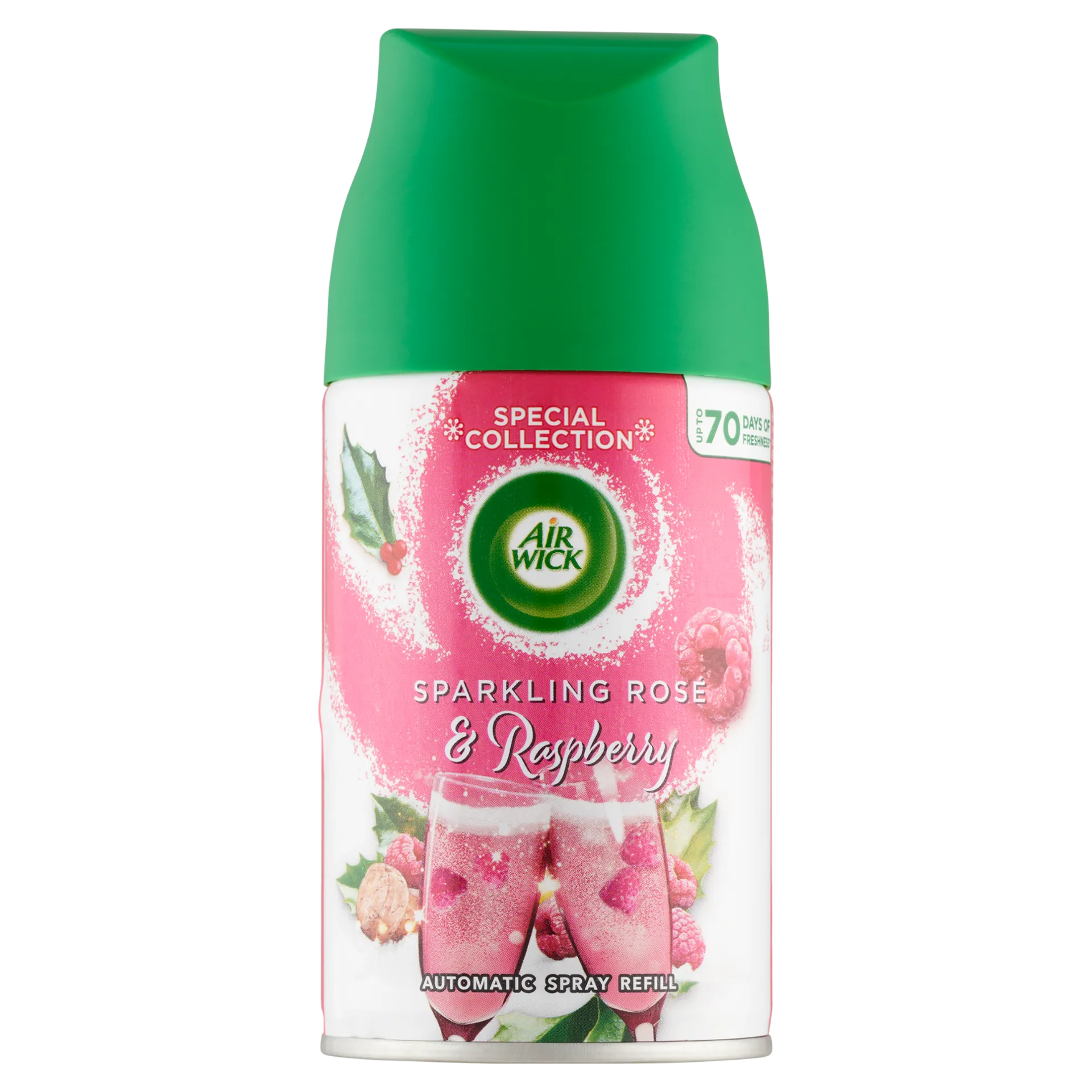 Air Wick Freshmatic Automata légfrissítő spray utántöltő, Rozé Pezsgő és Málna, 250ml