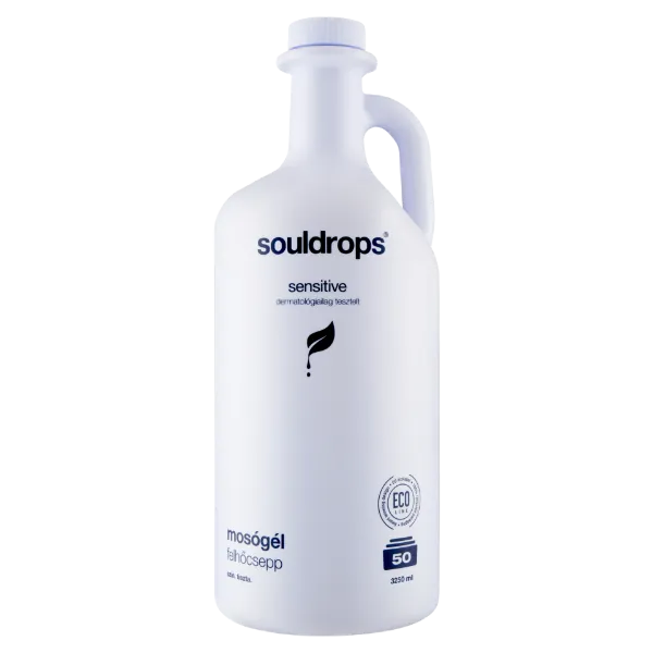 Souldrops Felhőcsepp szenzitív mosógél 50 mosás 3200 ml termékhez kapcsolódó kép