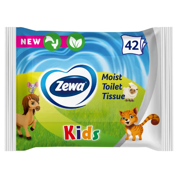 Zewa Kids nedves toalettpapír 42 db termékhez kapcsolódó kép
