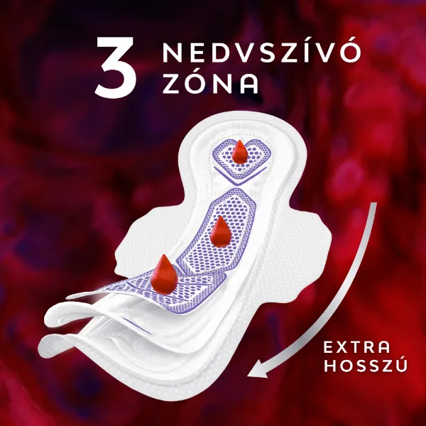 Libresse Ultra+ X-Large Goodnight egészségügyi betét, éjszakai használatra 16 db termékhez kapcsolódó kép