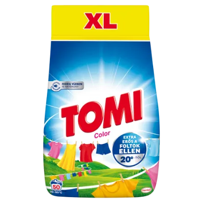 Tomi Color mosószer színes ruhákhoz 50 mosás 2,75 kg termékhez kapcsolódó kép