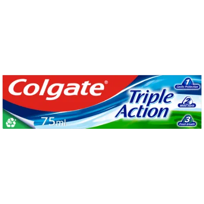 Colgate Triple Action fogkrém 75 ml termékhez kapcsolódó kép