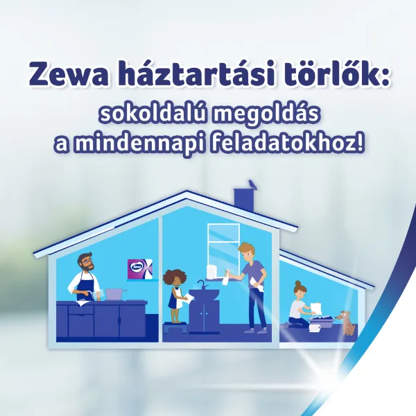 Zewa Premium Jumbo háztartási papírtörlő 3 rétegű 1 tekercs termékhez kapcsolódó kép