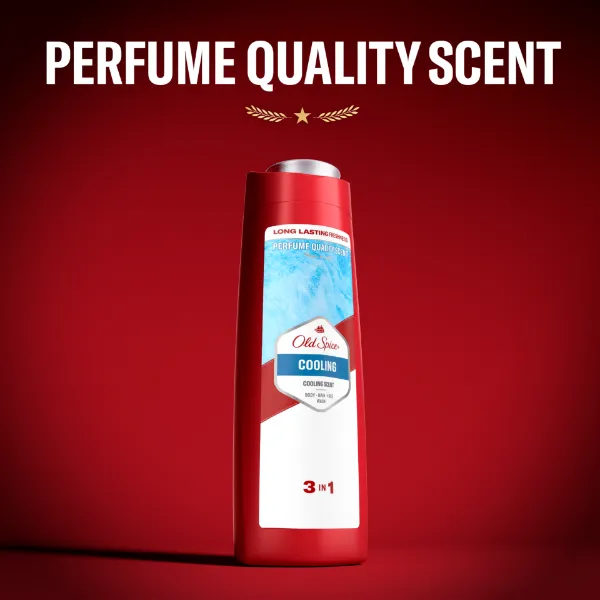 Old Spice Cooling Tusfürdő És Sampon Férfiaknak 400 ml, 3az1-ben, Hosszan Tartó Frissesség termékhez kapcsolódó kép