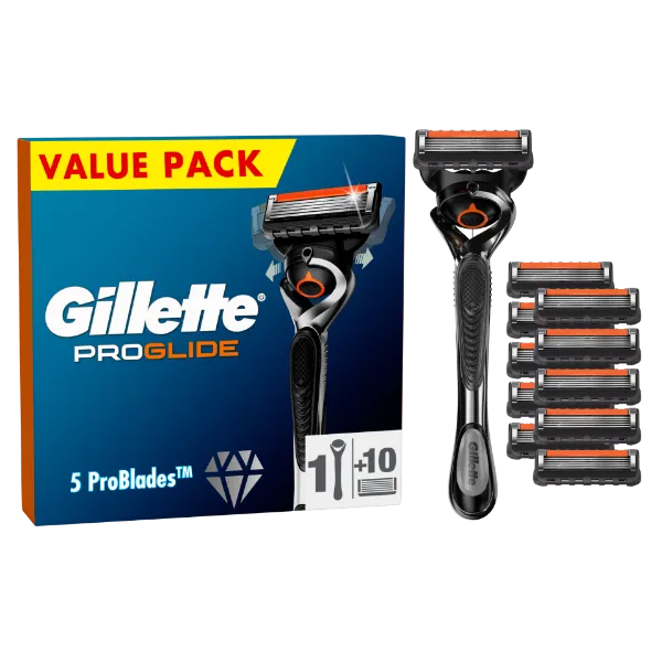 Gillette ProGlide Férfi Borotva, 10 db Borotvabetét termékhez kapcsolódó kép