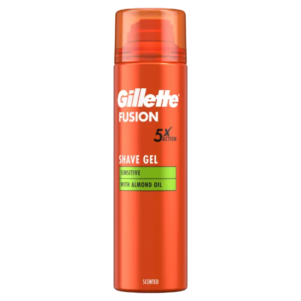 Gillette Fusion Borotvazselé Mandulaolajjal, Érzékeny Bőrre, 200ml termékhez kapcsolódó kép