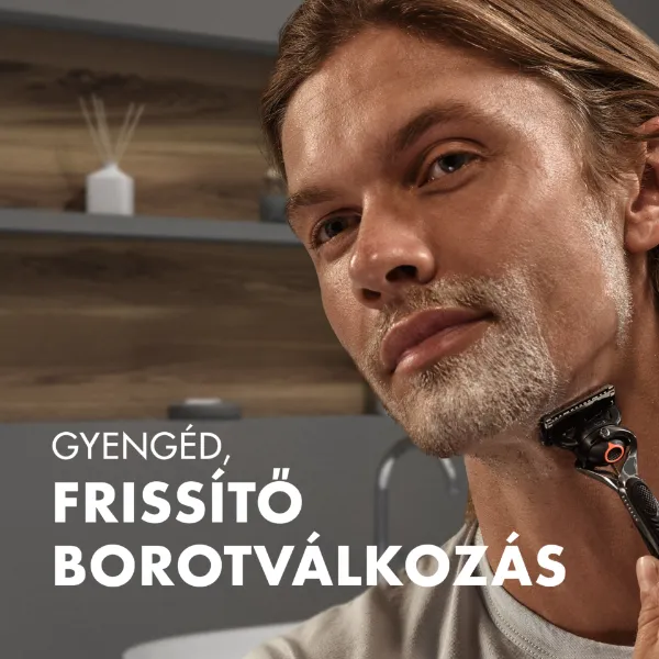 Gillette Fusion Borotvazselé Mandulaolajjal, Érzékeny Bőrre, 200ml termékhez kapcsolódó kép