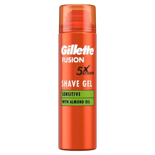 Gillette Fusion Borotvazselé Mandulaolajjal, Érzékeny Bőrre, 200ml termékhez kapcsolódó kép