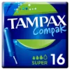 Tampax Compak Super Applikátoros Tampon, 16 db termékhez kapcsolódó kép