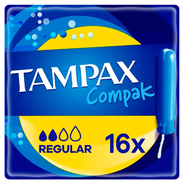 Tampax Compak Regular Applikátoros Tampon, 16 db termékhez kapcsolódó kép