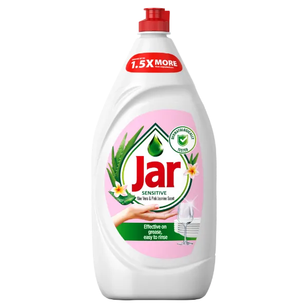 Jar Sensitive Aloe Vera & Pink Jasmine Folyékony Kézkímélő Mosogatószer,  1350 ML termékhez kapcsolódó kép