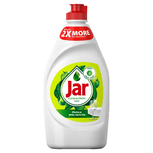 Jar Clean & Fresh Mosogatószer Alma Illatban, Gazdag Formulával A Ragyogóan Tiszta Edényekért 450 ml termékhez kapcsolódó kép