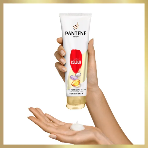 Pantene Pro-V Lively Colour hajkondicionáló, kétszer annyi tápanyag már egyetlen használattal, 200ML termékhez kapcsolódó kép