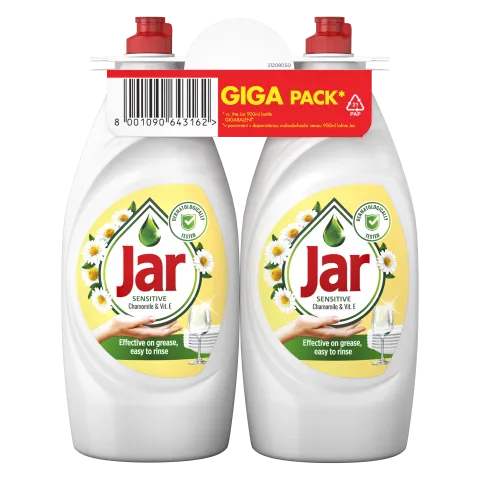 Jar Sensitive Chamomile & Vitamin E Mosogatószer, 1,8 l termékhez kapcsolódó kép