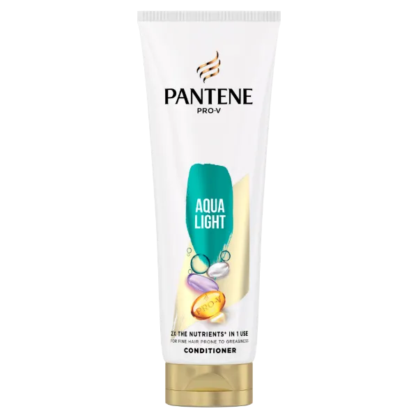 Pantene Pro-V Aqualight hajkondicionáló, kétszer annyi tápanyag már egyetlen használattal, 200ML termékhez kapcsolódó kép