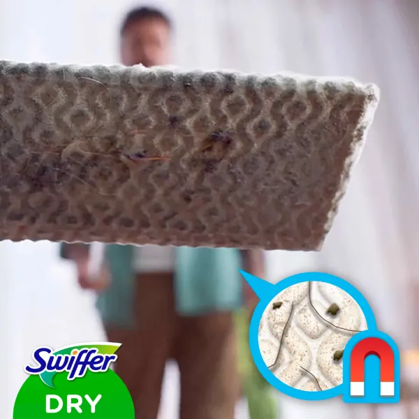 Swiffer Sweeper Száraz Padlótörlő Utántöltő, 18 db, Összegyűjti És Magába Zárja A Port termékhez kapcsolódó kép