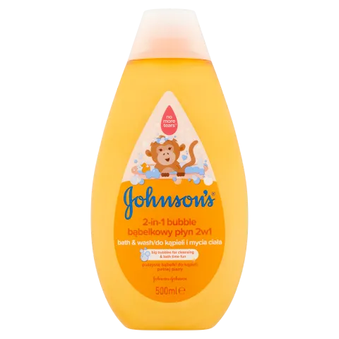 JOHNSON'S® 2 az 1-ben buborékos fürdető és tusfürdő gyermekeknek 500 ml termékhez kapcsolódó kép