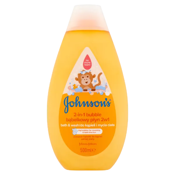 JOHNSON'S® 2 az 1-ben buborékos fürdető és tusfürdő gyermekeknek 500 ml termékhez kapcsolódó kép