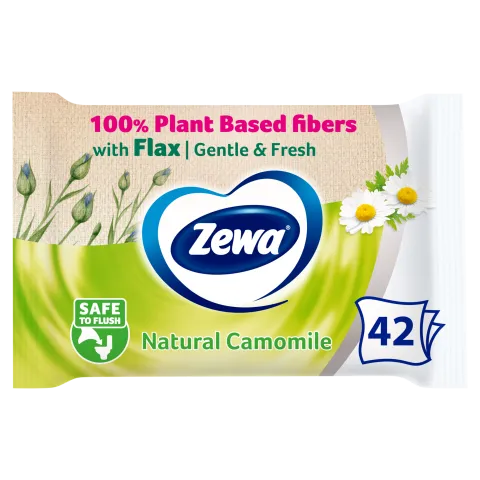 Zewa Natural Camomile nedves toalettpapír 42 db termékhez kapcsolódó kép