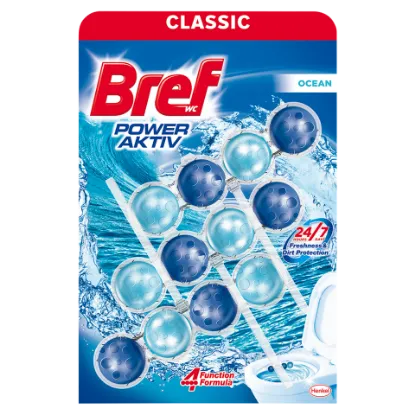 Bref Power Aktiv Ocean WC frissítő 3 x 50 g  termékhez kapcsolódó kép