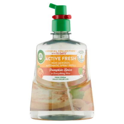 Air Wick Active Fresh Automata Légfrissítő spray utántöltő, Fűszeres sütőtök varázs, 228ml termékhez kapcsolódó kép