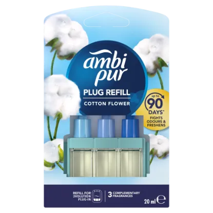 Ambi Pur Cotton Elektromos Légfrissítő-utántöltő, 20ml termékhez kapcsolódó kép