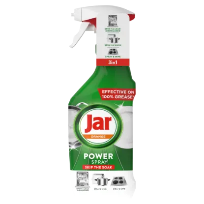 Jar Power Spray, 3 az 1-ben,Könnyű tisztítás és ragyogás az edényekhez és a konyhához,narancs,500 ml termékhez kapcsolódó kép