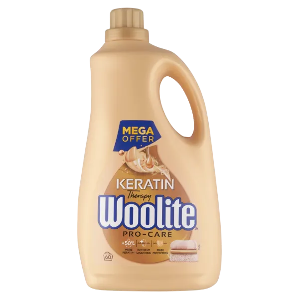 Woolite Pro-Care keratinos folyékony mosószer 60 mosás 3,6 l termékhez kapcsolódó kép