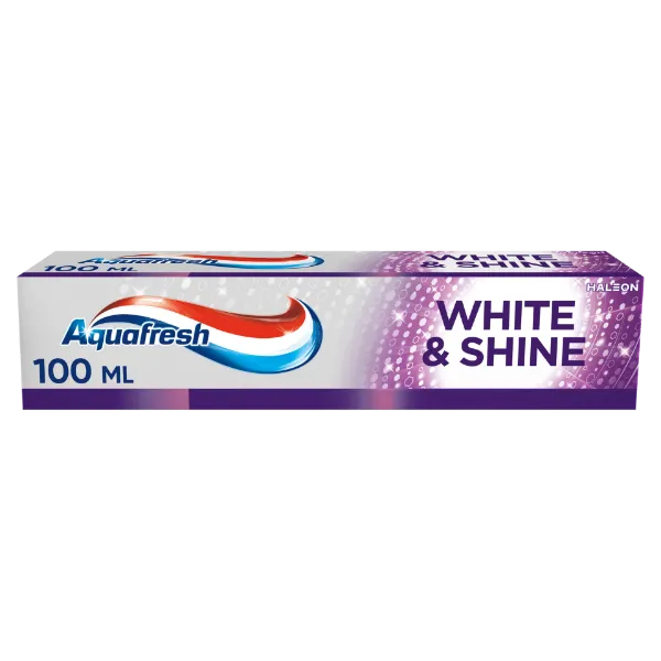 Aquafresh White & Shine fluoridos fogkrém 100 ml  termékhez kapcsolódó kép