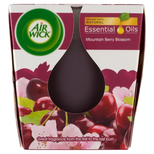 Air Wick Essential Oils Infusion Erdei Gyümölcs Virág illatgyertya 105 g termékhez kapcsolódó kép