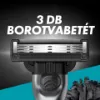 Gillette Mach3 Charcoal Borotva Férfiaknak, 1 Gillette Borotva,, 2 db Borotvabetét termékhez kapcsolódó kép