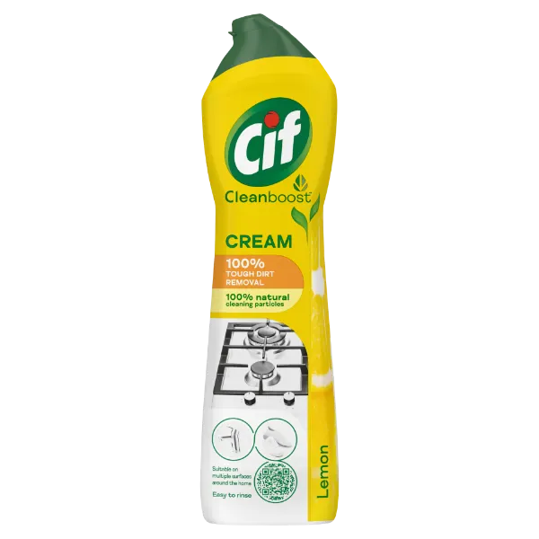 Cif Cleanboost Cream Lemon súrolókrém 500 ml termékhez kapcsolódó kép