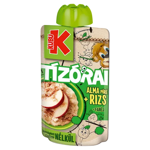 Kubu Tízórai alma püré rizzsel, fahéjjal és C-vitaminnal 100 g termékhez kapcsolódó kép