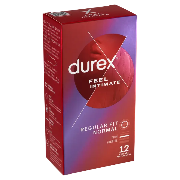 Durex Feel Intimate óvszer 12 db termékhez kapcsolódó kép