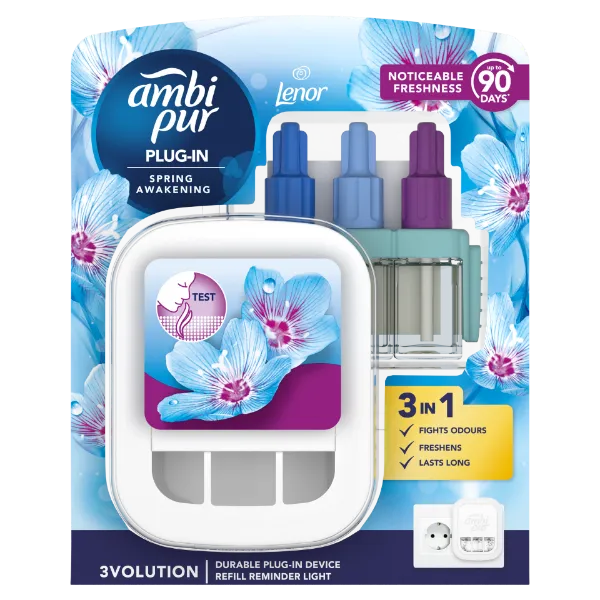 Ambi Pur 3Volution Spring Awakening elektromos légfrissítő kezdőcsomag, 20ml termékhez kapcsolódó kép