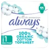 Always Cotton Protection Ultra Normal Szárnyas egészségügyi betét, 11 db termékhez kapcsolódó kép