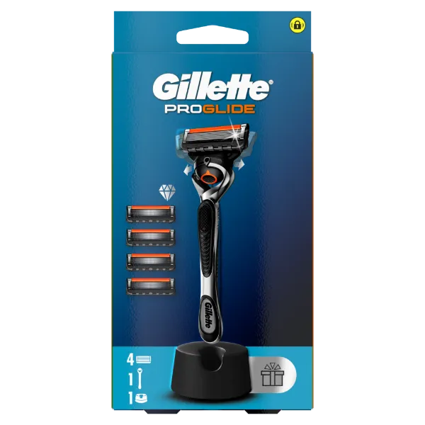 Gillette ProGlide Férfi Borotva, 1 db Gillette Borotva, 4 db Borotvabetét termékhez kapcsolódó kép