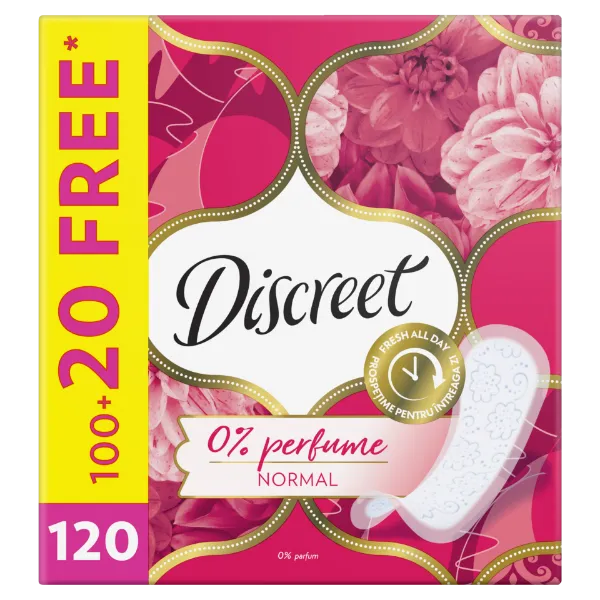 Discreet Légáteresztő illatmentes Tisztasági Betétek termékhez kapcsolódó kép