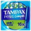 Tampax Compak Pearl Super Applikátoros Tampon, 16 db termékhez kapcsolódó kép